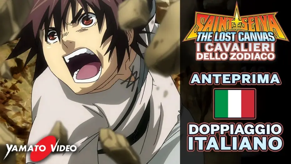 Видео к сериалу Рыцари Зодиака OVA-4 — Saint Seiya: The Lost Canvas [Anteprima doppiaggio] - Tenma VS Raimi di Worm