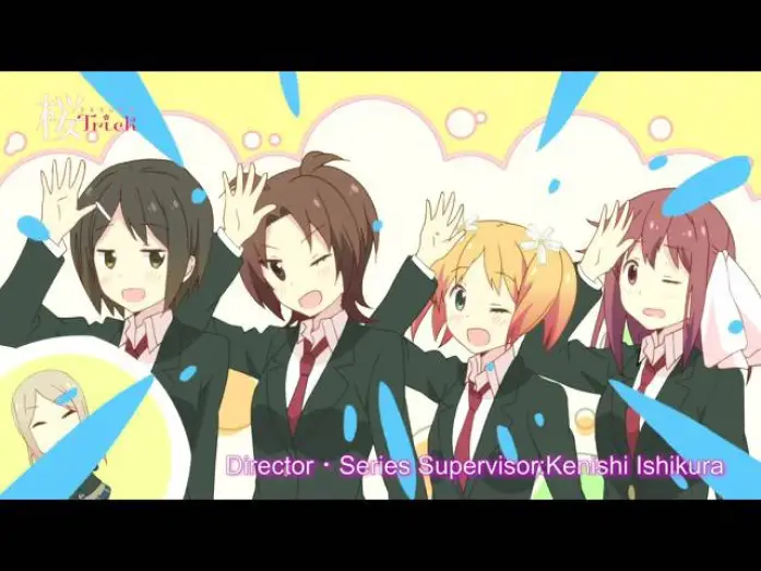 Видео к сериалу Шалости под сакурой — 【Animation】Sakura Trick (Trailer)【English subtitles】