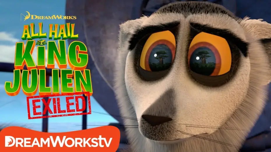 Видео к сериалу Да здравствует король Джулиан — Official Trailer | ALL HAIL KING JULIEN EXILED