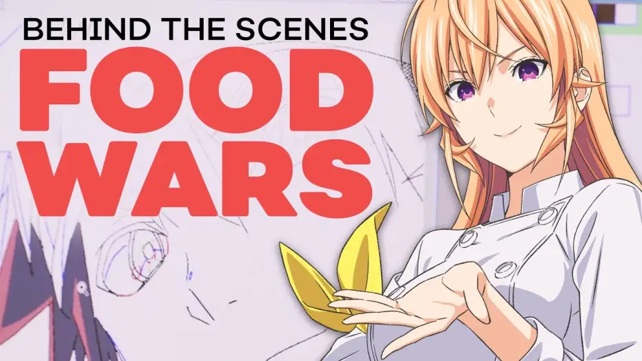 Видео к сериалу Кулинарные поединки Сомы — Behind The Scenes of FOOD WARS | The Making of an Anime