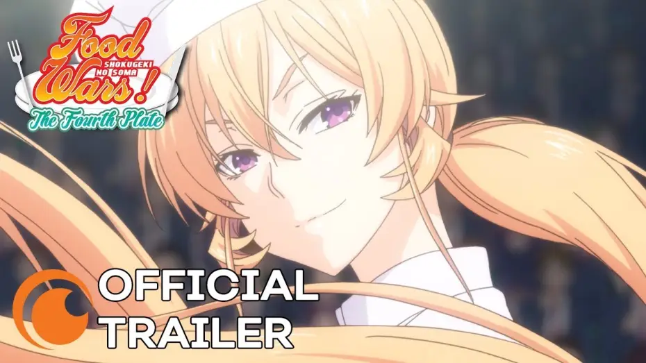 Видео к сериалу Кулинарные поединки Сомы — Четвёртое блюдо — Food Wars! The Fourth Plate | OFFICIAL TRAILER