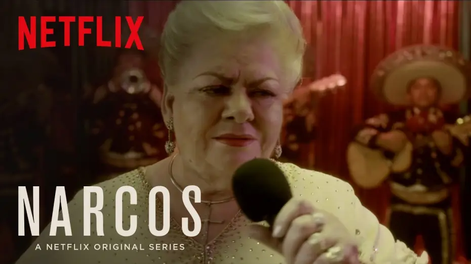 Видео к сериалу Нарко — Narcos | Clip: Paquita la del Barrio Sings to Pablo Escobar | Netflix