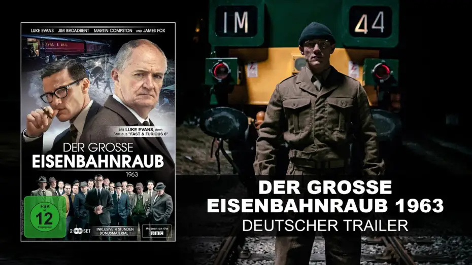 Видео к сериалу Великое ограбление поезда — Сезон 1 — Der große Eisenbahnraub 1963 (Deutscher Trailer) Luke Evans, Jim Broadbent || KSM