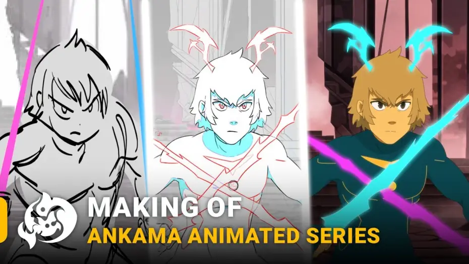 Видео к сериалу Вакфу — From pencil to animation