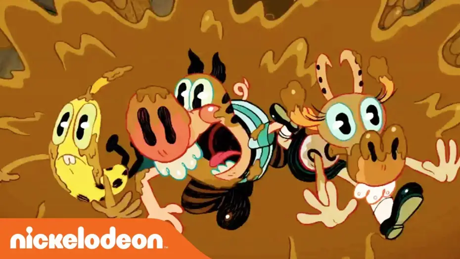 Видео к сериалу Свин, Коза, Банан и Сверчок — Pig Goat Banana Cricket | 'Fudgesplosion' Official Clip | Nick