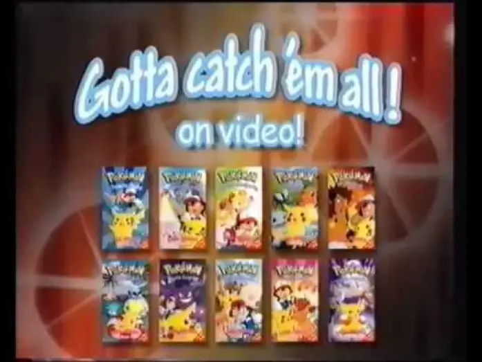 Видео к сериалу Покемон — Catch 'Em All on VHS Advert (VHS Capture)