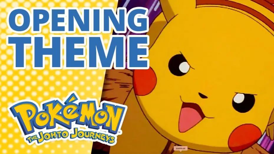 Видео к сериалу Покемон — Путешествия по Джото — The Johto Journeys Opening Theme