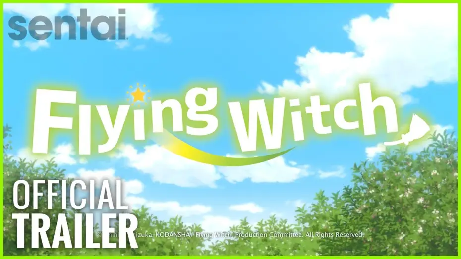 Видео к сериалу Полёт ведьмы — Flying Witch Official Trailer