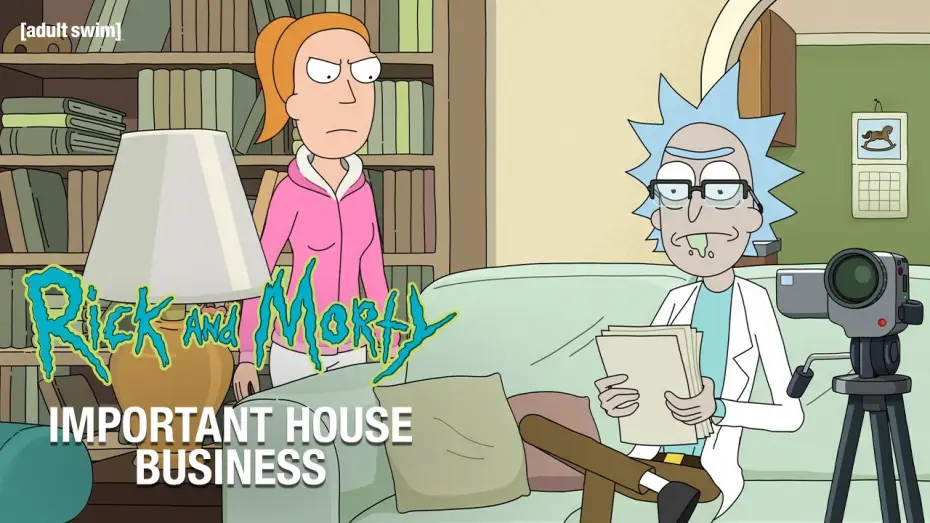 Видео к сериалу Рик и Морти — Rick and Morty Returns In 2025 - Important House Business