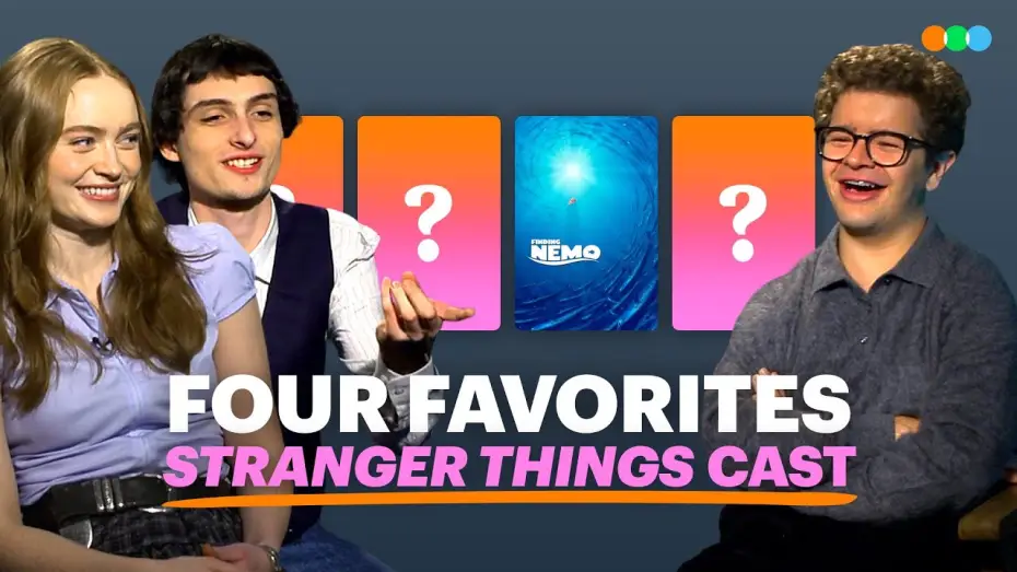 Видео к сериалу Очень странные дела — Four Favorites with Sadie Sink, Gaten Matarazzo and Finn Wolfhard