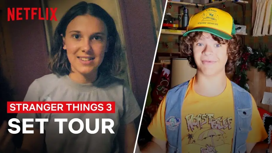 Видео к сериалу Очень странные дела — Stranger Things 3 Cast Give You An All Access Behind the Scenes Tour