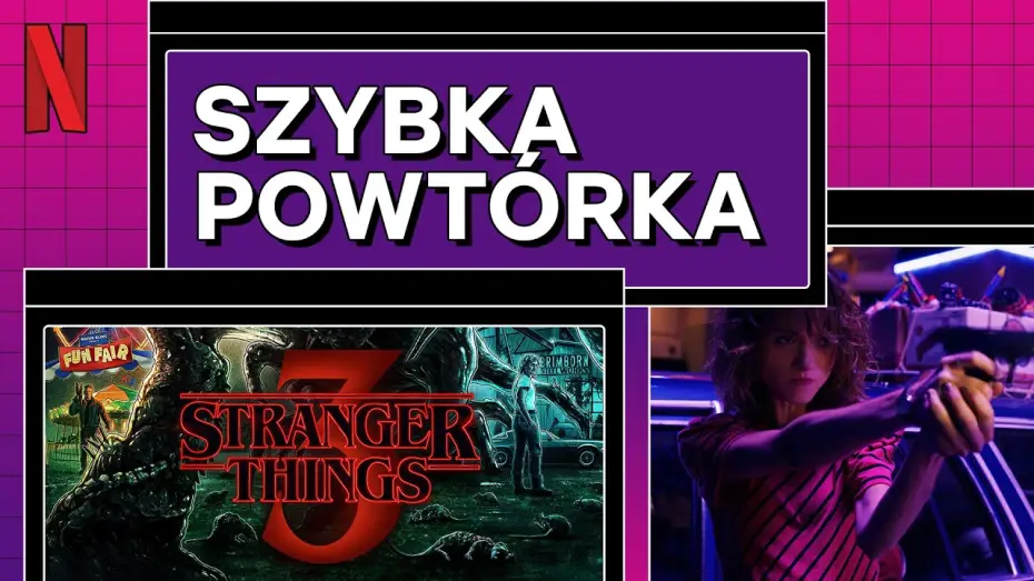 Видео к сериалу Очень странные дела — Stranger Things 3 | Podsumowanie | Netflix