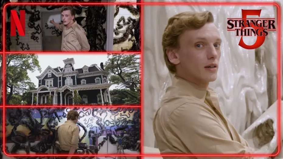 Видео к сериалу Очень странные дела — Stranger Things 5 - Jamie Campbell Bower Stranger Set Tour