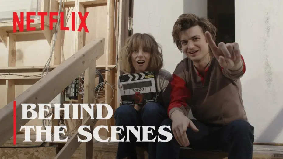 Видео к сериалу Очень странные дела — Stranger Things 5 Behind the Scenes - On Set of The Final Season