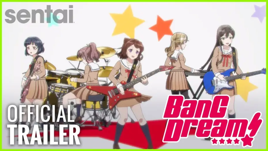 Видео к сериалу Ура мечте! — BanG Dream! Official Trailer