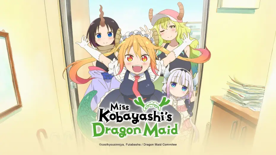 Видео к сериалу Кобаяси и её горничная-дракон — Miss Kobayashi's Dragon Maid (Anime-Trailer)