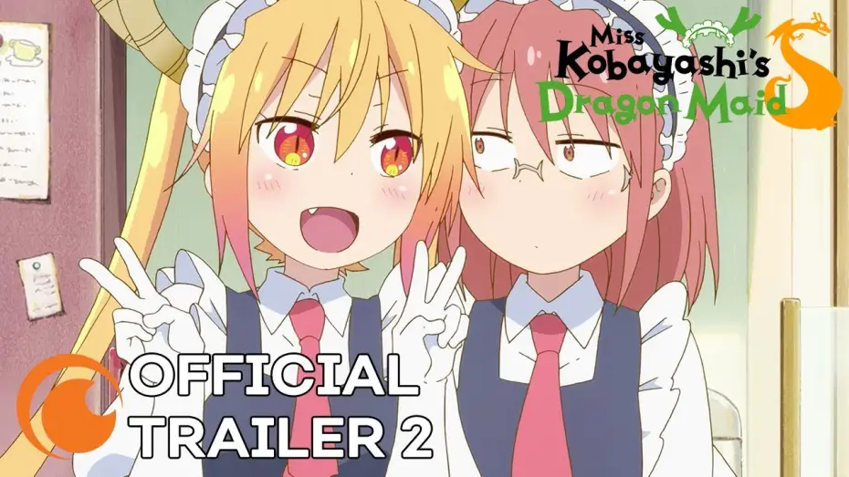 Видео к сериалу Кобаяси и её горничная-дракон — Miss Kobayashi's Dragon Maid S | OFFICIAL TRAILER 2