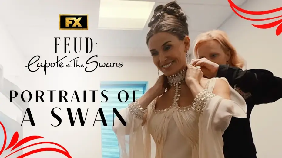 Видео к сериалу Вражда — Portraits of a Swan – Zac Posen: The Final Touches - Capote Vs. The Swans