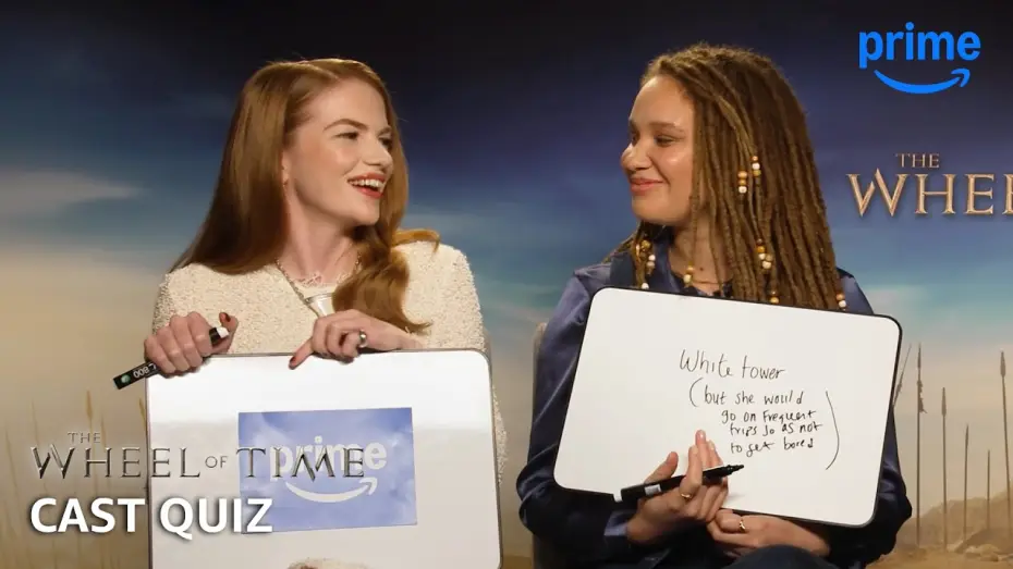 Видео к сериалу Колесо Времени — Cast Quiz with Ceara Coveney and Ayoola Smart