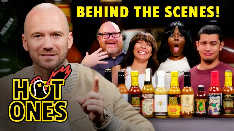 Видео к сериалу Острые крылышки — Sean Evans Challenges Hot Ones Superfans | Season 27 Hot Sauce Reveal