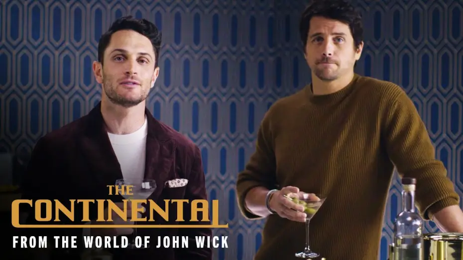 Видео к сериалу Континенталь: По Вселенной Джона Уика — 'Martini Tutorial' With Colin Woodell & Ben Robson