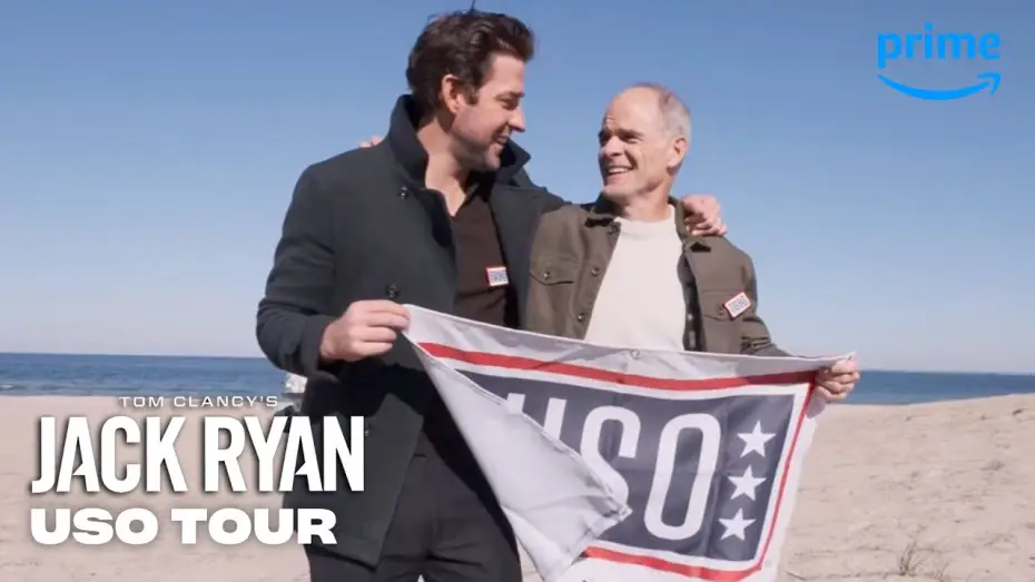 Видео к сериалу Джек Райан — John Krasinski and Michael Kelly USO Tour
