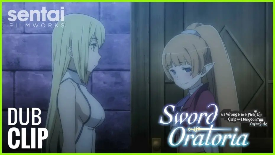 Видео к сериалу Может, я встречу тебя в подземелье? Меч Оратории — Sword Oratoria - Official Dub Clip #2