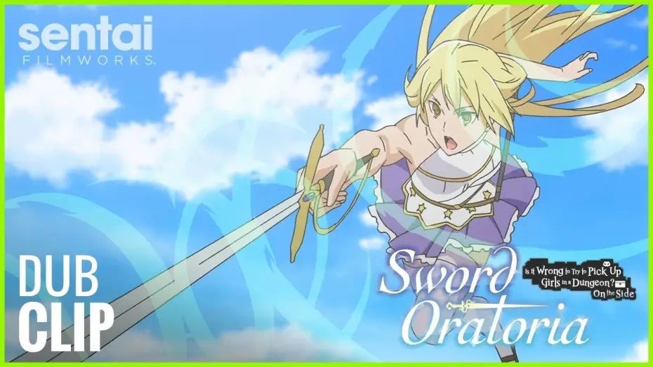 Видео к сериалу Может, я встречу тебя в подземелье? Меч Оратории — Sword Oratoria Official English Dub Clip
