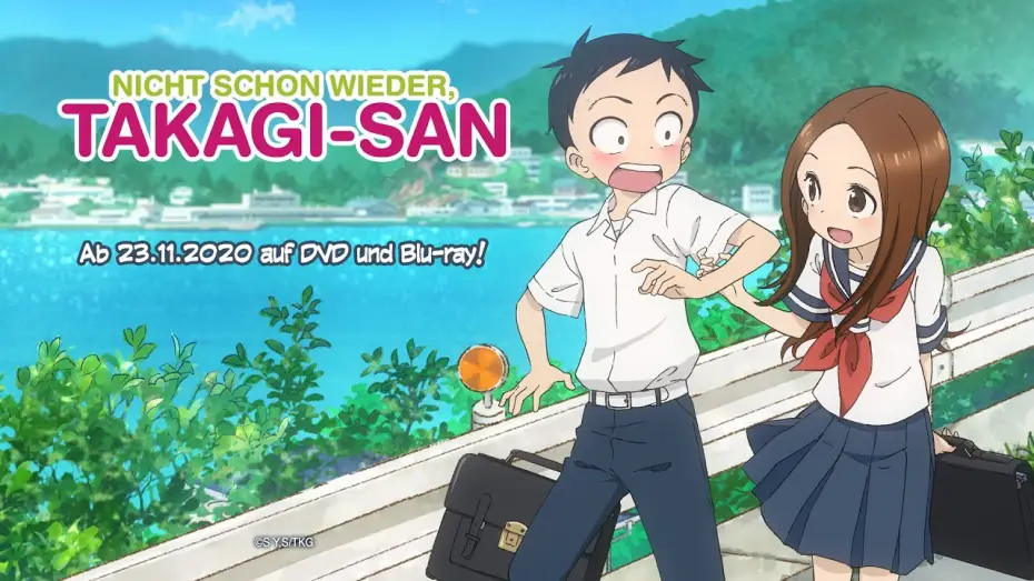 Видео к сериалу Озорная Такаги — Nicht schon wieder, Takagi-san (Anime-Trailer)