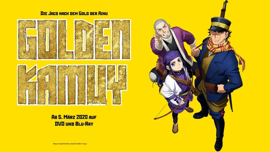 Видео к сериалу Золотое божество — Golden Kamuy (Anime-Trailer)