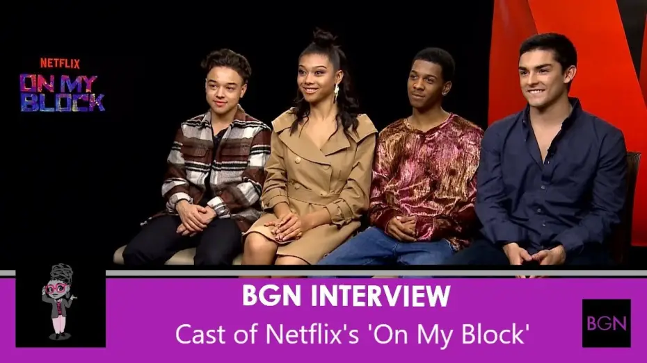 Видео к сериалу У меня на районе — Interview with the Cast