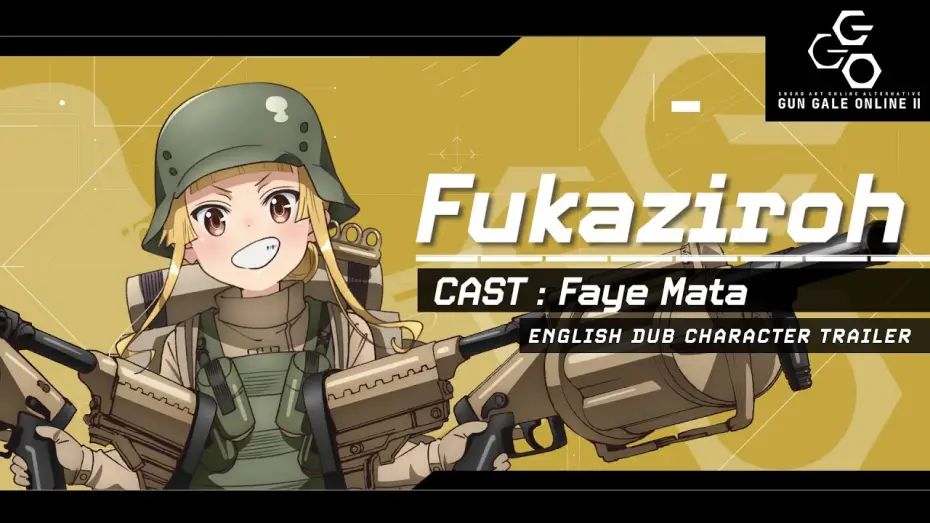 Видео к сериалу Мастера меча онлайн: Альтернативная призрачная пуля — Gun Gale Online II English Dub Character Trailer (Fukaziroh)