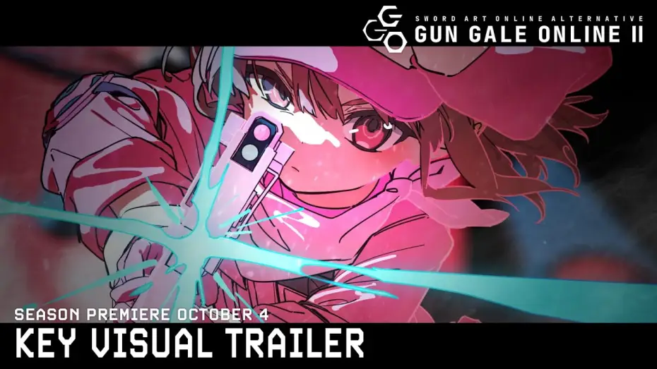 Видео к сериалу Мастера меча онлайн: Альтернативная призрачная пуля — Gun Gale Online II Key Visual Trailer