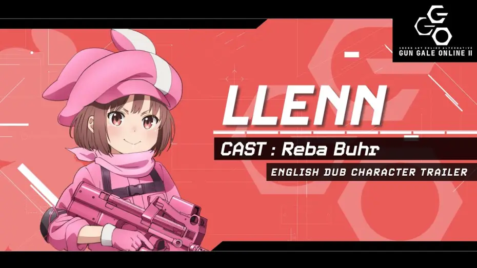 Видео к сериалу Мастера меча онлайн: Альтернативная призрачная пуля — Gun Gale Online II English Dub Character Trailer (Llenn)