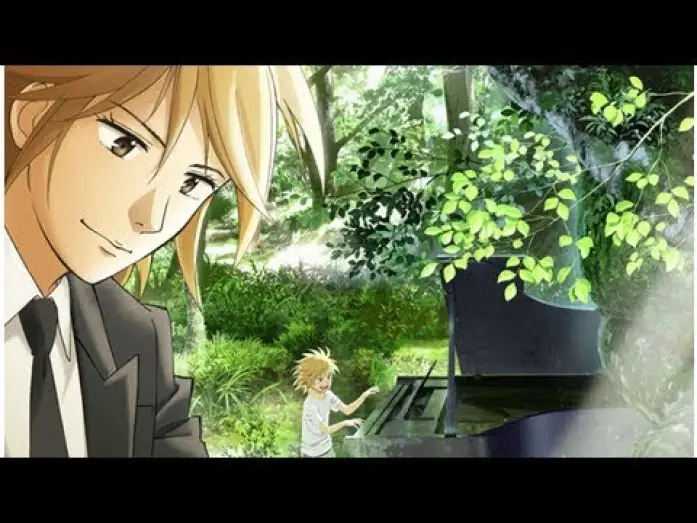 Видео к сериалу Лес пианино — Young Man Makes Beautiful Music in "Piano no Mori" TV Anime Trailer