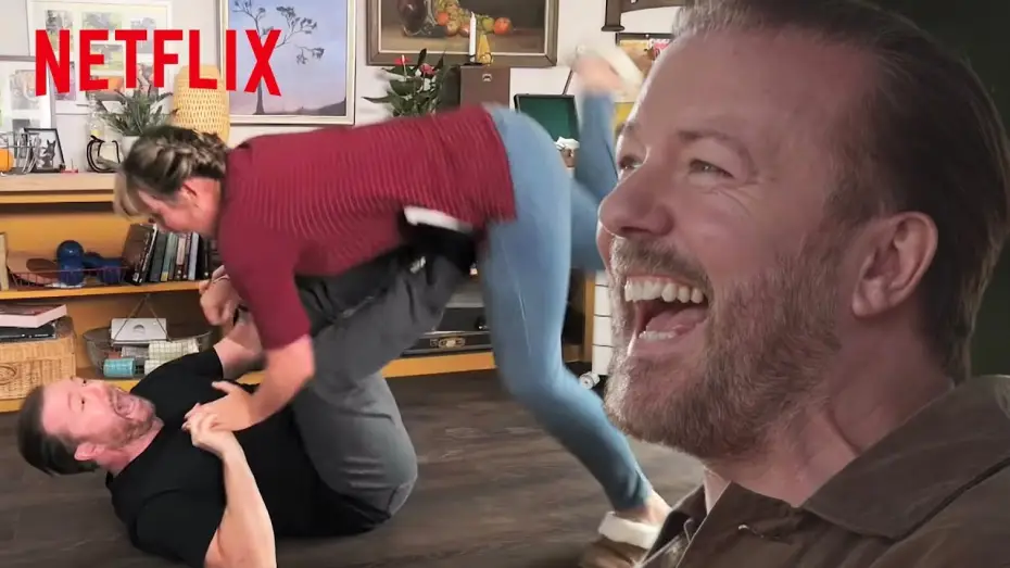 Видео к сериалу Следом за жизнью — Hilarious Bloopers from Ricky Gervais' After Life Season One
