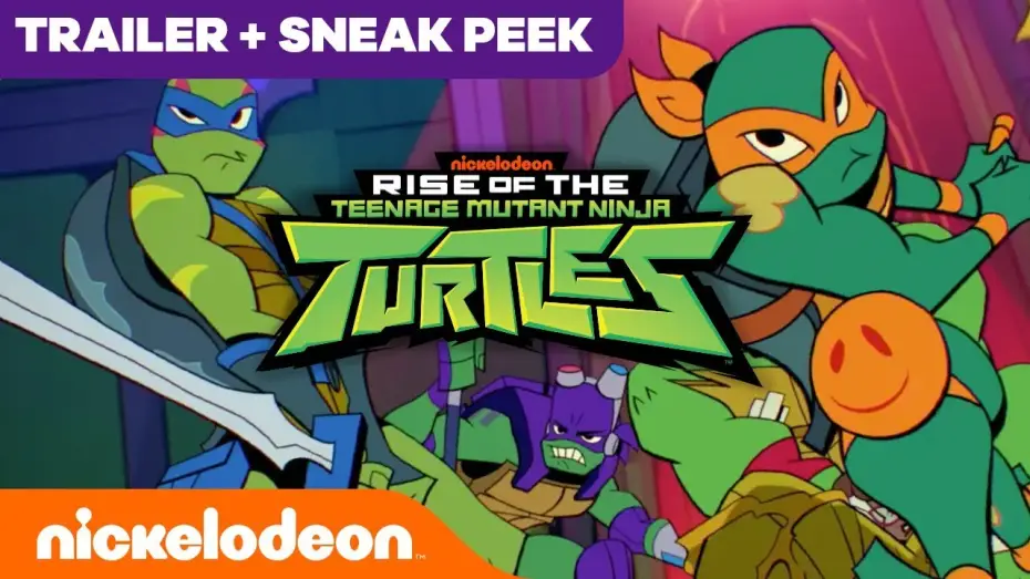 Видео к сериалу Эволюция Черепашек-ниндзя — Rise of the Teenage Mutant Ninja Turtles 🗡️ NEW Series OFFICIAL TRAILER w/ Bonus SNEAK PEEK | Nick