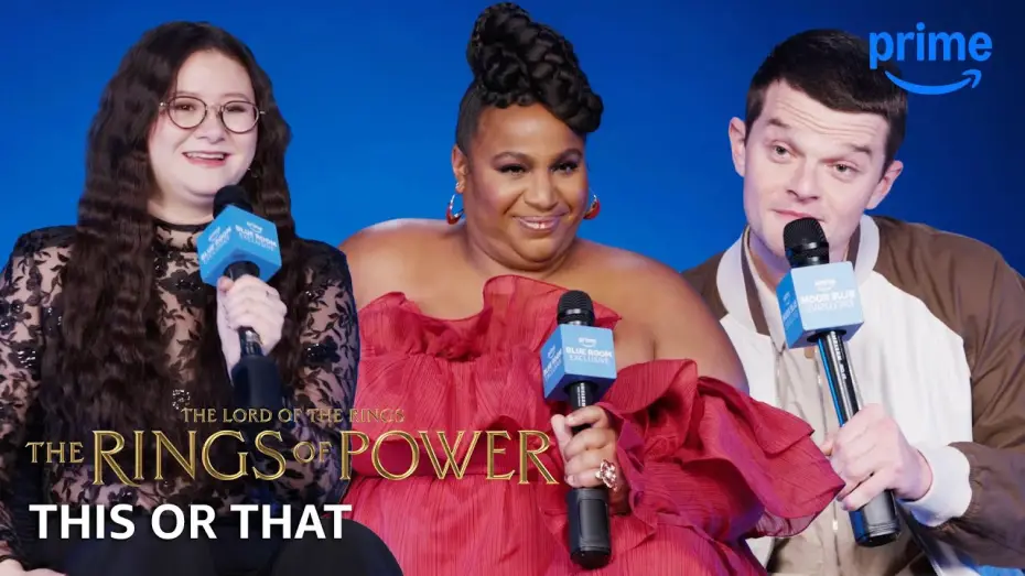 Видео к сериалу Властелин колец: Кольца Власти — This or That with the Cast