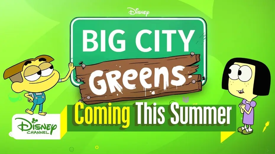Видео к сериалу Семейка Грин в городе — Meet the Greens! | Big City Greens | Disney Channel