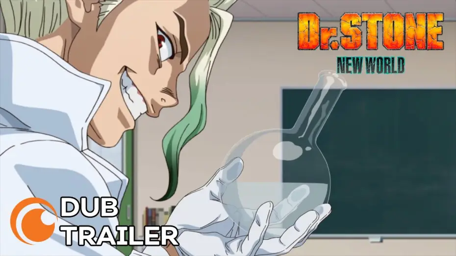 Видео к сериалу Доктор Стоун — Dr. Stone New World Dub Trailer