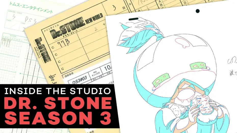 Видео к сериалу Доктор Стоун — Dr. STONE Behind the Scenes | Making NEW WORLD [Subtitled]