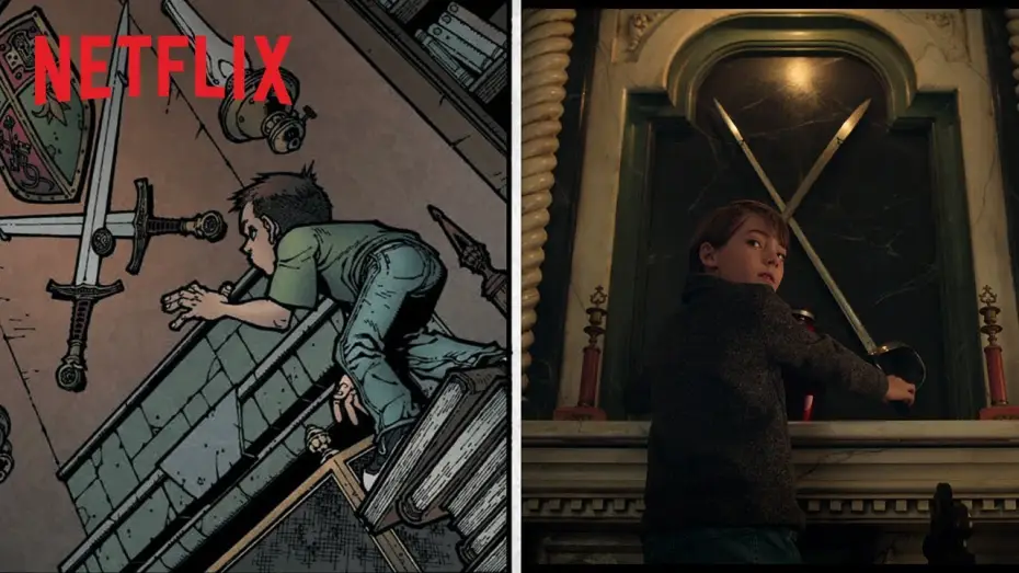 Видео к сериалу Лок и ключ — Locke & Key - "De la B.D. à l'écran" [VOST]
