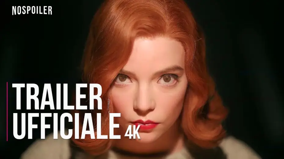 Видео к сериалу Ход королевы — LA REGINA DEGLI SCACCHI - Trailer ITA - 4K (2020)