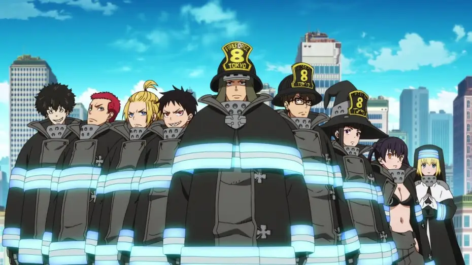 Видео к сериалу Пламенная бригада пожарных — Fire Force Season 2 - PV