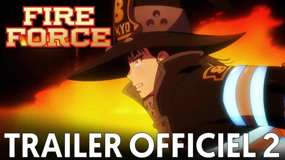 Видео к сериалу Пламенная бригада пожарных — Fire Force 🔥 - Bande Annonce #2 [VOST]