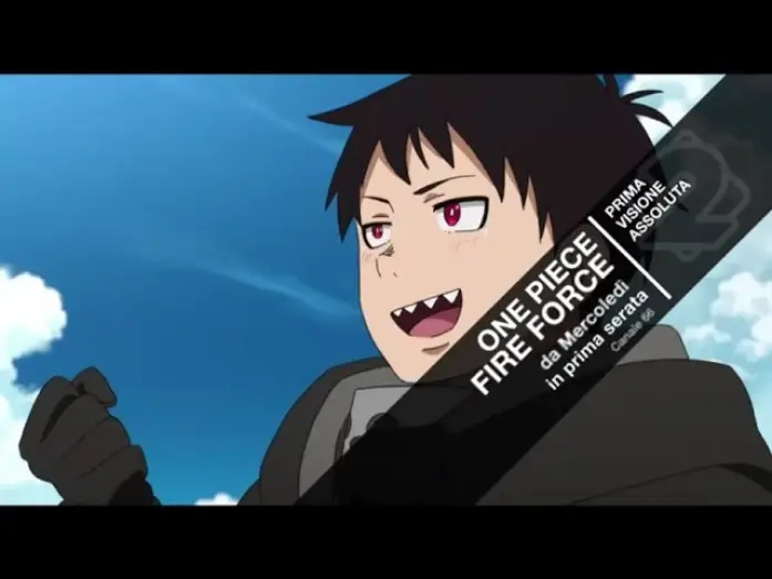 Видео к сериалу Пламенная бригада пожарных — Promo - One Piece Punk Hazard + Fire Force - 1ªTV - Italia 2