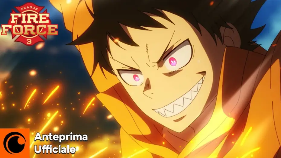Видео к сериалу Пламенная бригада пожарных — Fire Force Season 3 | Anteprima Ufficiale