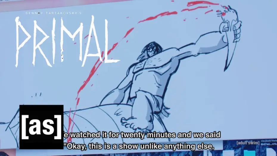Видео к сериалу Первобытный — Behind The Scenes: Genndy Tartakovsky's Primal | adult swim
