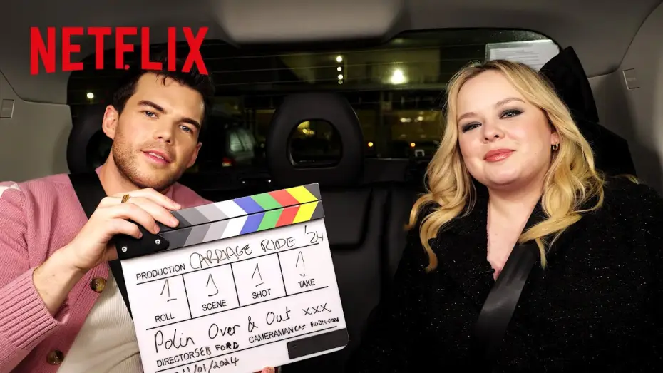 Видео к сериалу Бриджертоны — Bridgerton's Nicola Coughlan and Luke Newton Take A Carriage Tour of London | Netflix