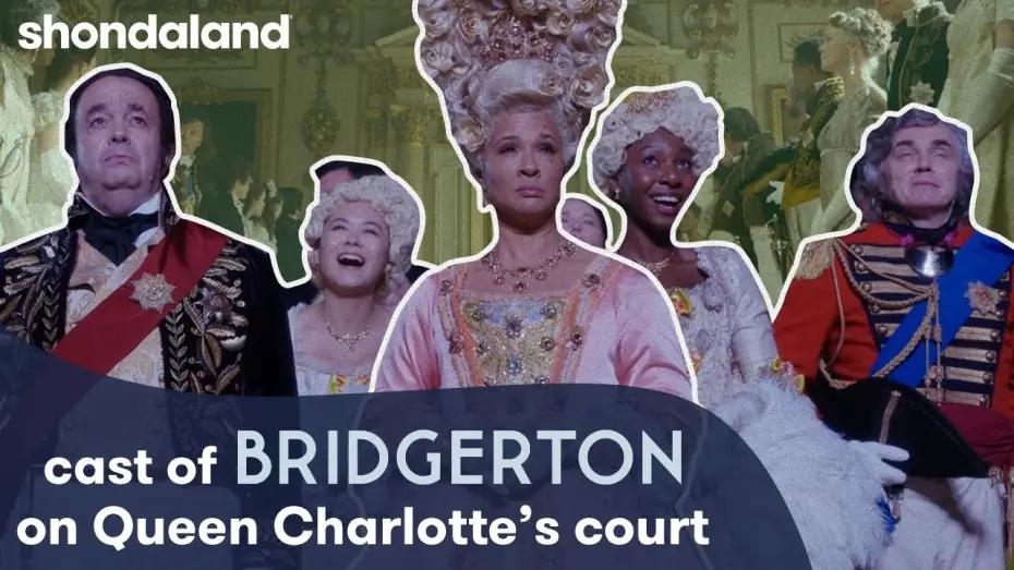 Видео к сериалу Бриджертоны — Bridgerton Cast Talks Queen Charlotte's Court | Shondaland